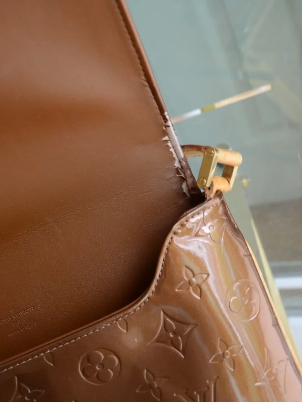 Louis Vuitton Vernis Thompson Street Bronze
